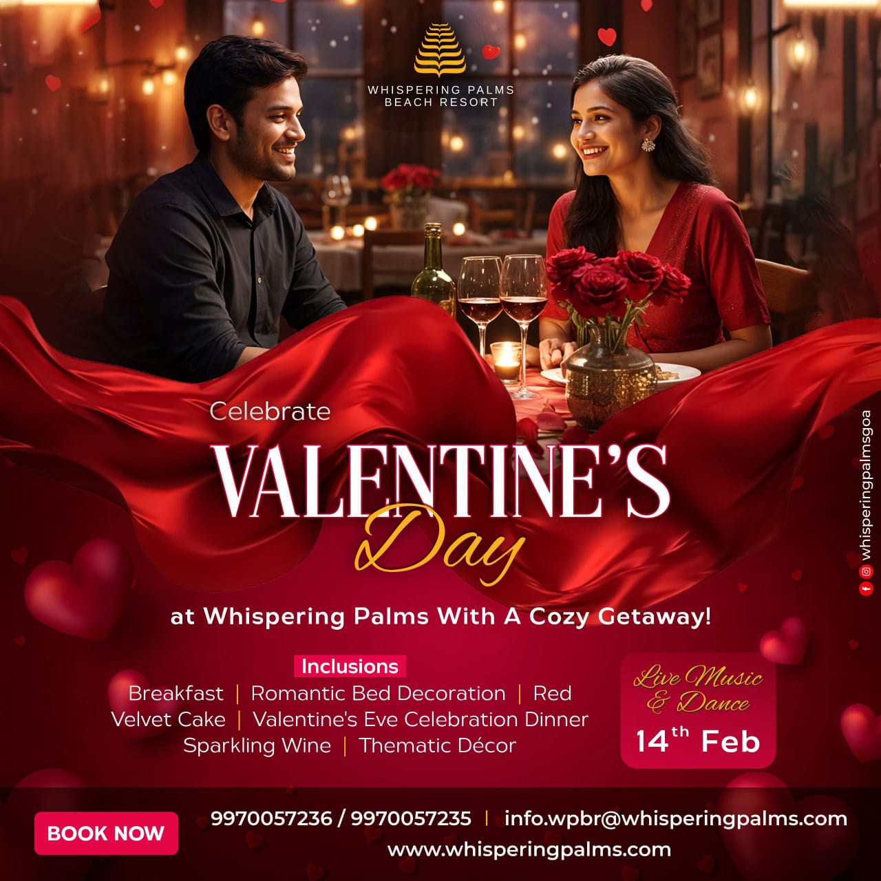 Events and parties in Goa - 14 Feb Valentines day 2025