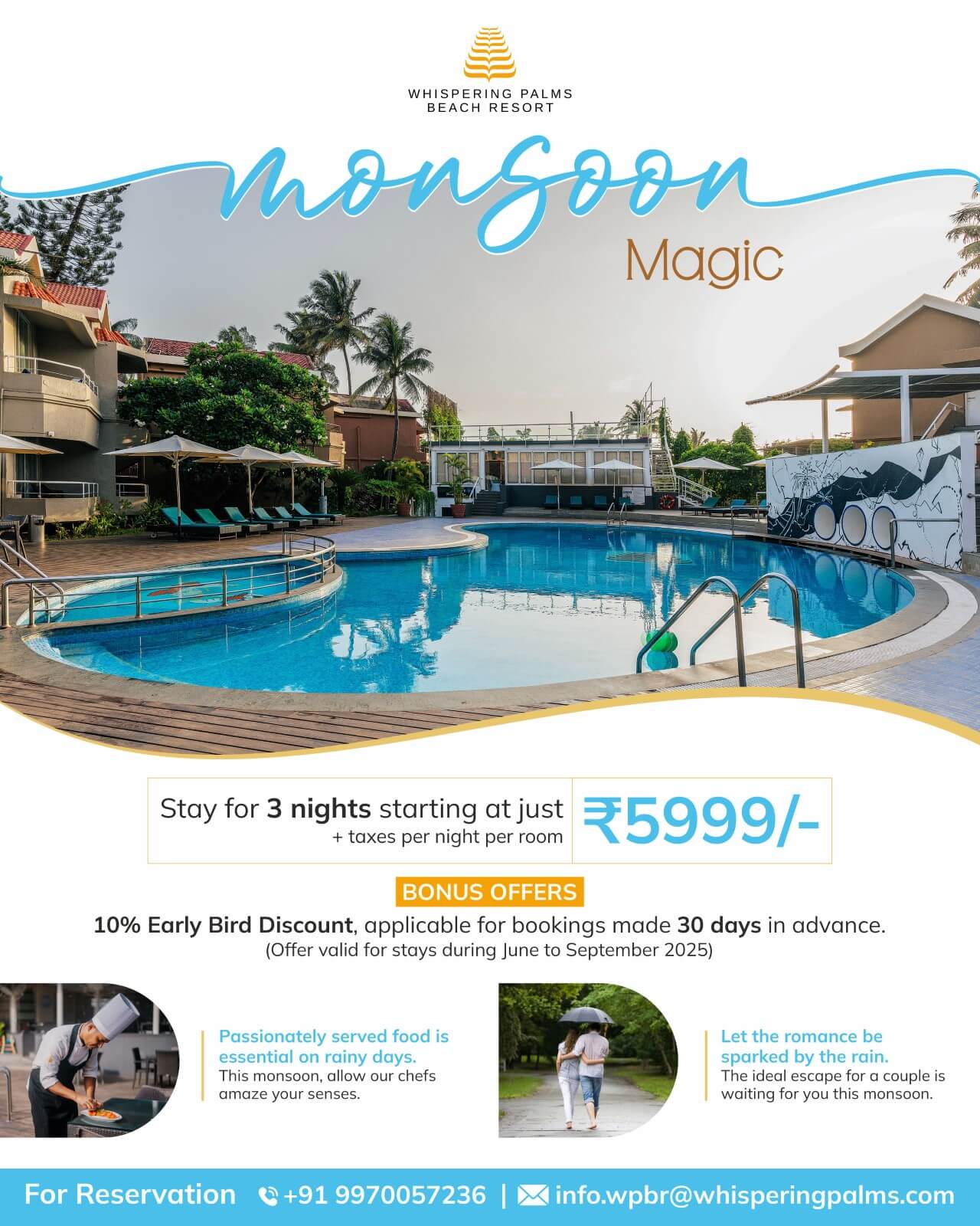 Offer Whispering palms goa Offer